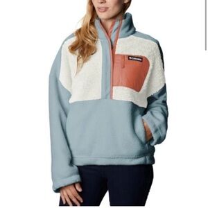 Columbia Lodge Sherpa Pullover Fleece Size XXL NWOT